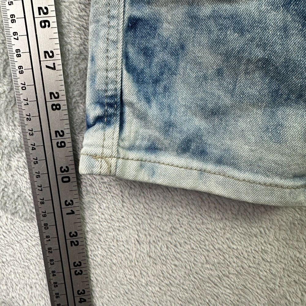 GS-115 Jeans Womens 29‎ Acid Wash Blue Stretch Denim - Picture 6 of 12